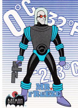 1993 Topps Batman: The Animated Series #32 Mr. Freeze Front