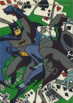 1993 Topps Batman: The Animated Series - Vinyl Mini-Cels Series 2 #2 Batman vs. Joker Front