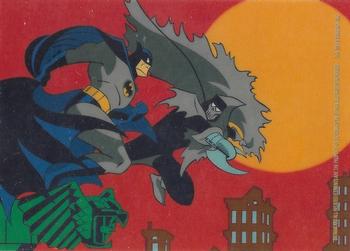 1993 Topps Batman: The Animated Series - Vinyl Mini-Cels Series 2 #3 Batman vs. Phantasm Front
