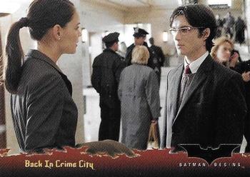 2005 Topps Batman Begins #34 Back in Crime City Front