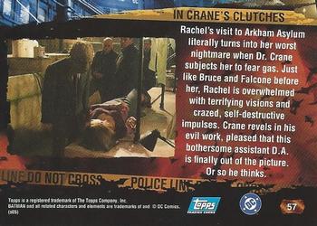 2005 Topps Batman Begins #57 In Crane's Clutches Back