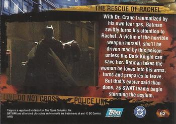 2005 Topps Batman Begins #62 The Rescue of Rachel Back