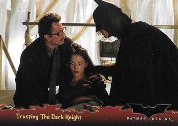 2005 Topps Batman Begins #63 Trusting the Dark Knight Front