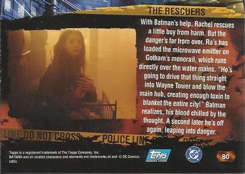 2005 Topps Batman Begins #80 The Rescuers Back