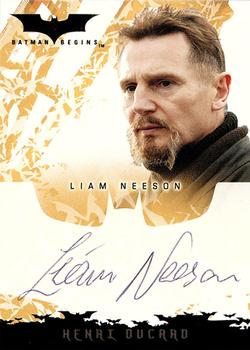 2005 Topps Batman Begins - Autographs #NNO4 Liam Neeson Front