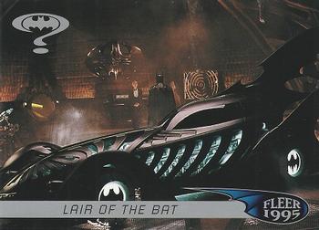 1995 Fleer Batman Forever #35 Lair of the Bat Front