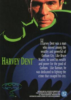 1995 Ultra Batman Forever #14 Harvey Dent Back
