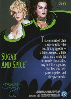 1995 Ultra Batman Forever #29 Sugar and Spice Back