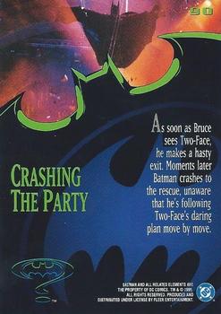 1995 Ultra Batman Forever #90 Crashing the Party Back