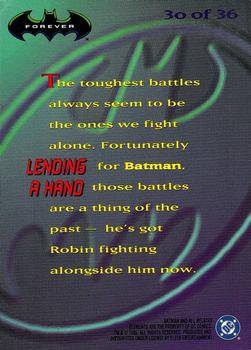 1995 Ultra Batman Forever - Holograms #30 Lending a Hand Back