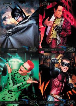 1995 Ultra Batman Forever - Promos #NNO Batman / Two-Face / The Riddler / Robin Front