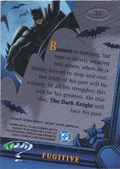 1995 Metal Batman Forever #43 Fugitive Back