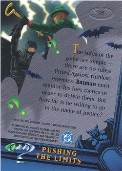1995 Metal Batman Forever #45 Pushing the Limits Back