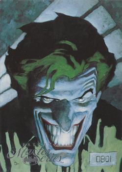 1996 SkyBox Batman Master Series #2 Arkham Asylum for the Criminally Insane Front