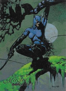 1996 SkyBox Batman Master Series #37 Catwoman Front