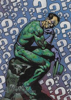 1996 SkyBox Batman Master Series #44 Riddler Front