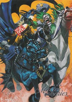 1996 SkyBox Batman Master Series #73 Uncivil War Front