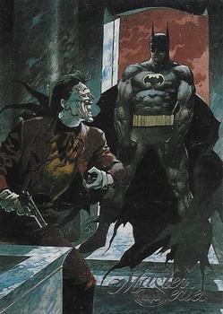 1996 SkyBox Batman Master Series #85 The Bat is Dead, Long Live the Bat Front