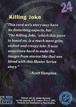 1996 SkyBox Batman Master Series - Artist's Proof #24 Killing Joke Back