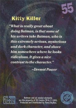 1996 SkyBox Batman Master Series - Artist's Proof #55 Kitty Killer Back