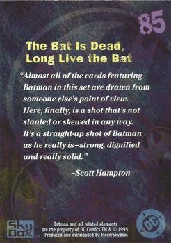 1996 SkyBox Batman Master Series - Artist's Proof #85 The Bat is Dead, Long Live the Bat Back