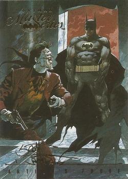 1996 SkyBox Batman Master Series - Artist's Proof #85 The Bat is Dead, Long Live the Bat Front