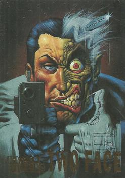 1996 SkyBox Batman Master Series - Master Villains #2 Two-Face Front