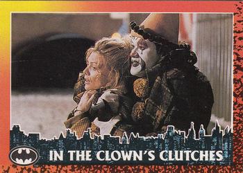 1992 Topps Batman Returns #21 In the Clown's Clutches Front