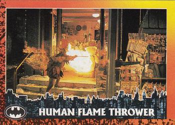 1992 Topps Batman Returns #23 Human Flame Thrower Front