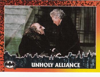 1992 Topps Batman Returns #28 Unholy Alliance Front