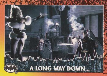 1992 Topps Batman Returns #53 A Long Way Down... Front