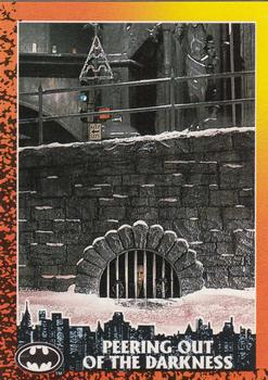 1992 Topps Batman Returns #8 Peering Out of the Darkness Front