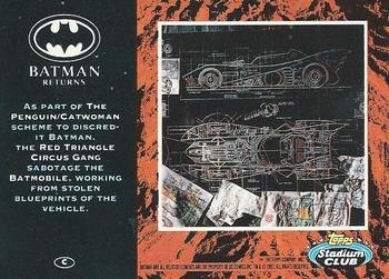1992 Topps Batman Returns - Stadium Club #C Penguin / Catwoman Back