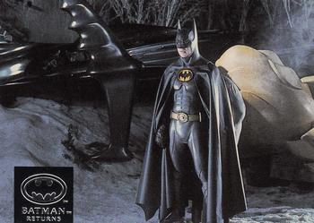 1992 Stadium Club Batman Returns #10 Actor Michael Keaton (Bruce Wayne/Batman in B Front