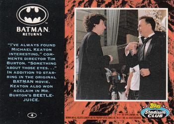 1992 Stadium Club Batman Returns #4 