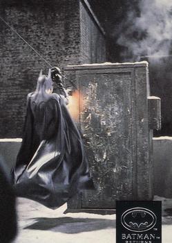 1992 Stadium Club Batman Returns #54 Director Tim Burton shoots Max Shreck (Christ Front