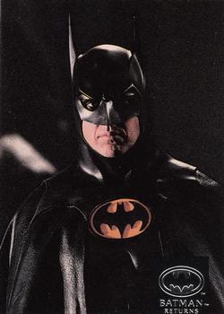 1992 Stadium Club Batman Returns #75 Inside his secret headquarters, Bruce Wayne m Front