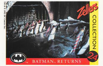 1992 Zellers Batman Returns #20 The Penguin's Commandos emerge from the sewers to bomb Front