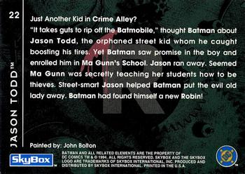1994 SkyBox Batman: Saga of the Dark Knight #22 Robin, Jason Todd Back