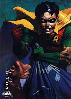 1994 SkyBox Batman: Saga of the Dark Knight #23 Robin, Out of Line Front