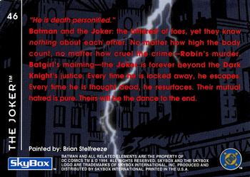 1994 SkyBox Batman: Saga of the Dark Knight #46 Nemesis, The Joker Back