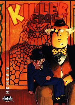 1994 SkyBox Batman: Saga of the Dark Knight #54 Nemesis, Killer Croc / Scarface Front