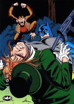 1994 SkyBox Batman: Saga of the Dark Knight #74 Knightfall, One Down… Front