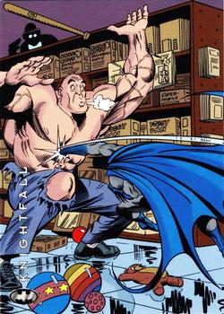 1994 SkyBox Batman: Saga of the Dark Knight #75 Knightfall, Behemoth Front