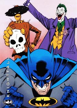 1994 SkyBox Batman: Saga of the Dark Knight #82 Knightfall, Fear Equals Rage Front