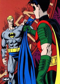 1994 SkyBox Batman: Saga of the Dark Knight #85 Knightfall, Accept the Cowl Front