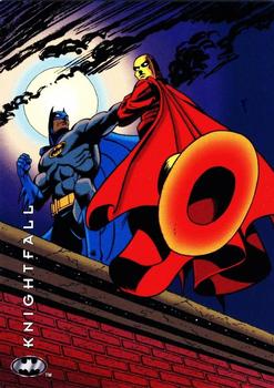1994 SkyBox Batman: Saga of the Dark Knight #87 Knightfall, Anarchy/Law Front