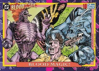 1993 SkyBox DC Comics Bloodlines #10 Blood Magic! Front