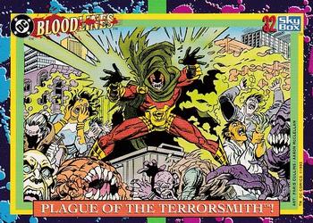 1993 SkyBox DC Comics Bloodlines #32 Plague of the Terrorsmith! Front
