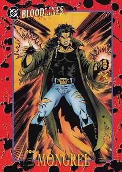 1993 SkyBox DC Comics Bloodlines #67 Mongrel Front
